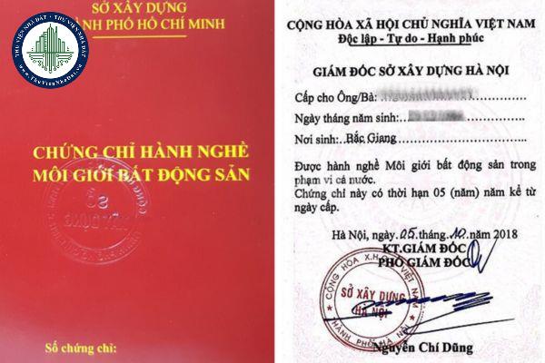 Môi giới BĐS cần chứng chỉ hành nghề không ?