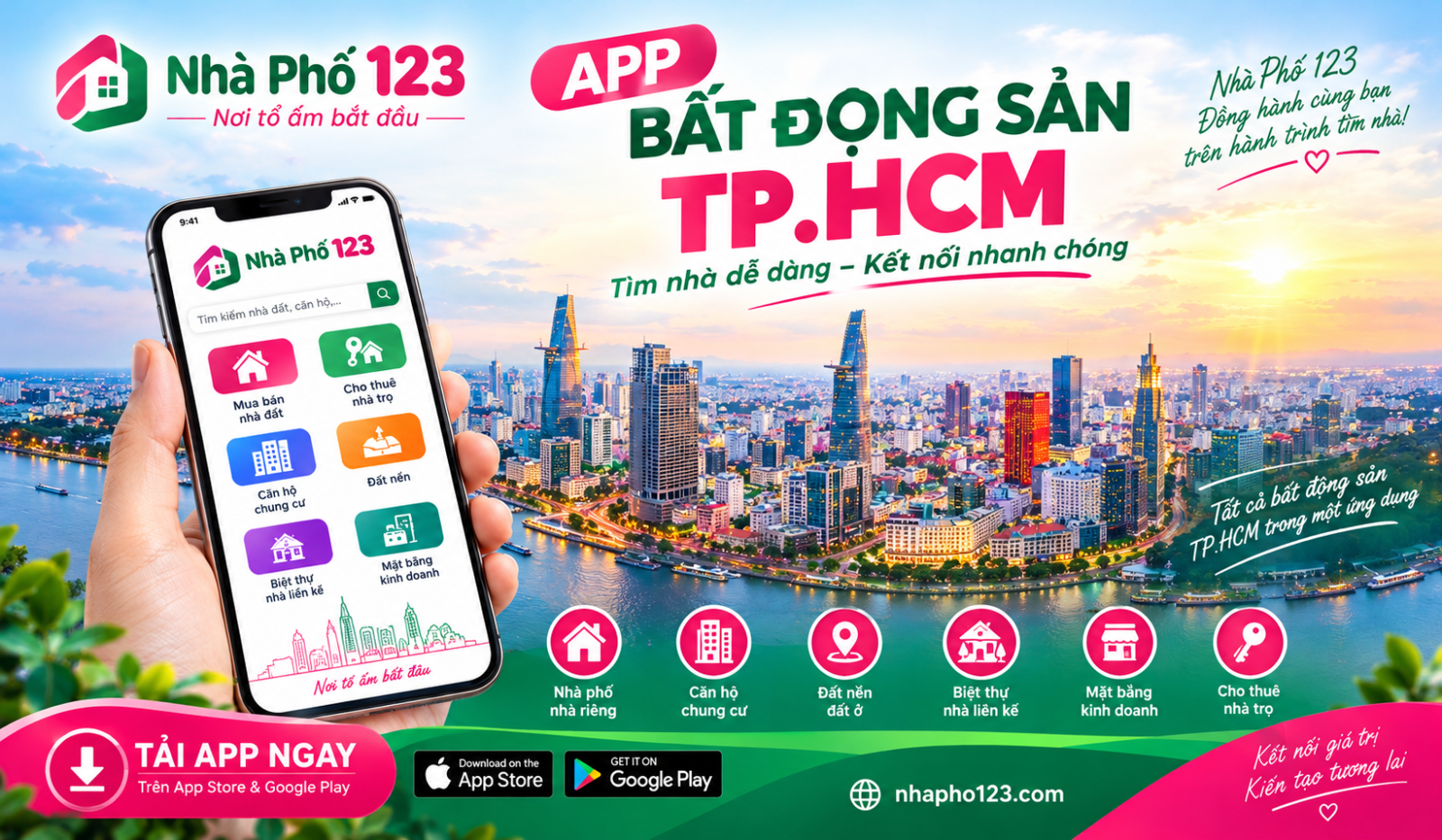 App bất động sản TP.HCM – Nhà Phố 123
